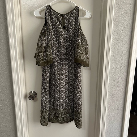 MSSP Olive print dress - Picture 2 of 4